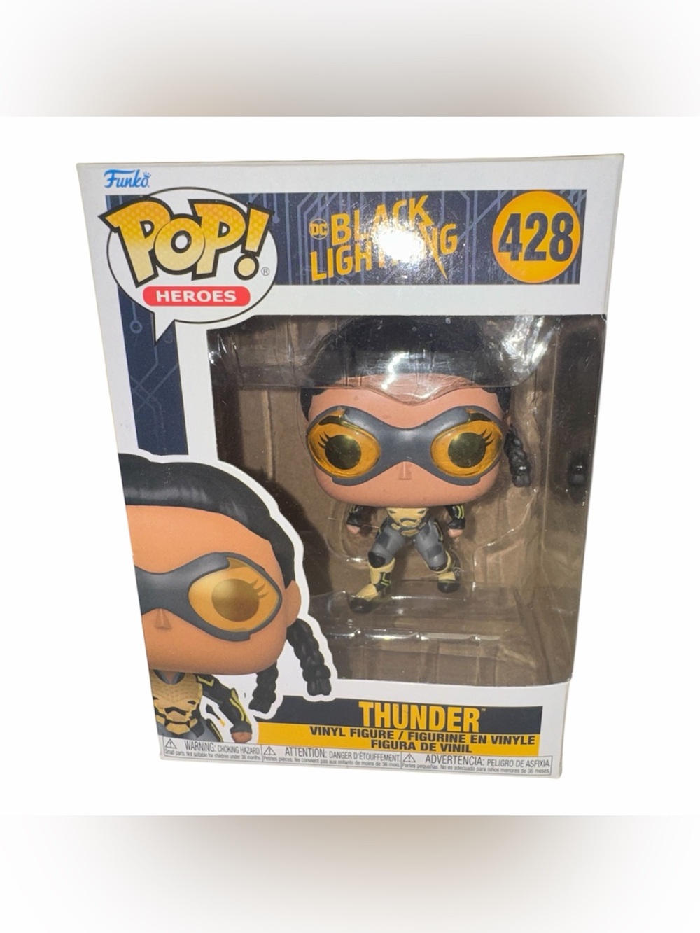 Funko POP! Heroes Thunder Vinyl Figure - Yellow & Black